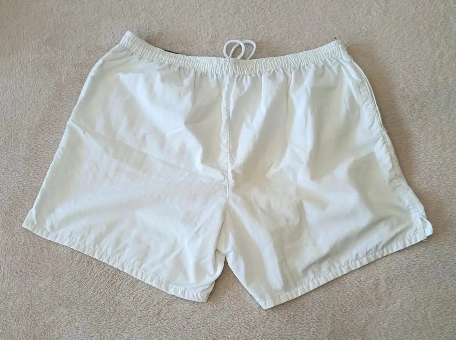 Short de baño Polo Ralph Lauren Vintage blanco Logo bordada Talla XL – photo 2